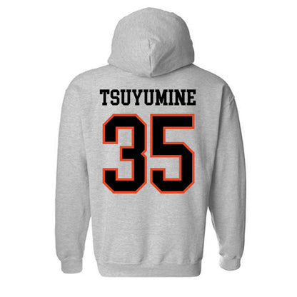 Oregon State - NCAA Football : Tetsuta Tsuyumine - Classic Shersey Hooded Sweatshirt-3