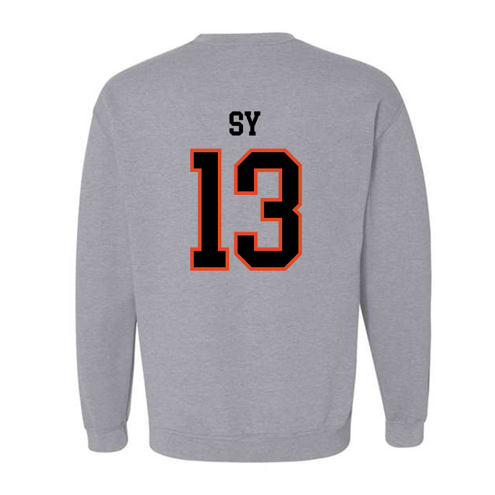 Oregon State - NCAA Men's Basketball : Isaiah Sy - Classic Shersey Crewneck Sweatshirt-3