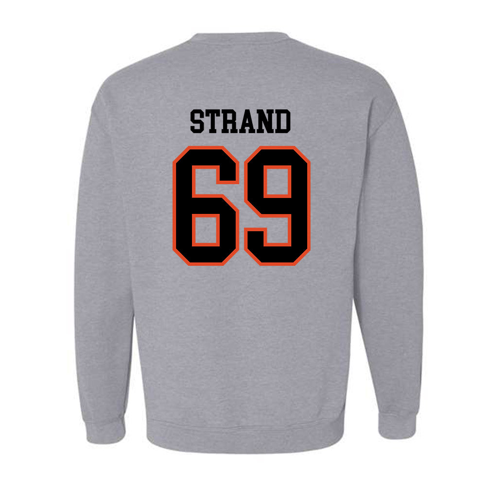Oregon State - NCAA Football : Jacob Strand - Classic Shersey Crewneck Sweatshirt-3