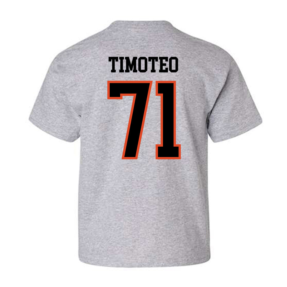 Oregon State - NCAA Football : Josiah Timoteo - Classic Shersey Youth T-Shirt-3