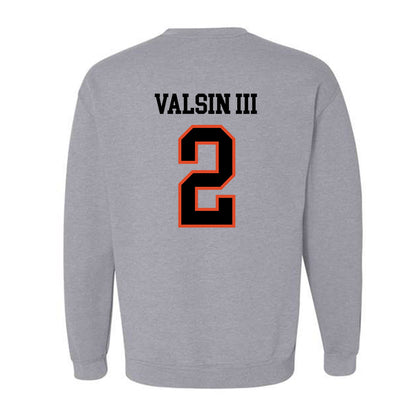 Oregon State - NCAA Football : Jimmy Valsin III - Classic Shersey Crewneck Sweatshirt-3