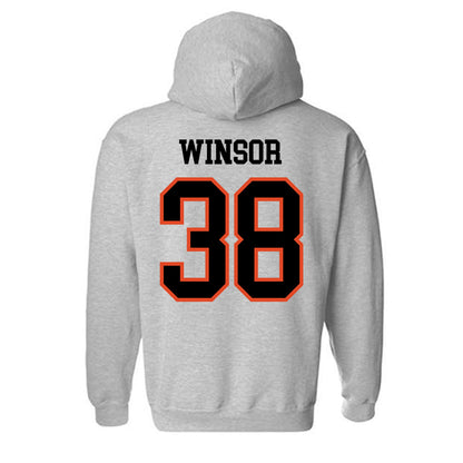 Oregon State - NCAA Football : AJ Winsor - Classic Shersey Hooded Sweatshirt-3