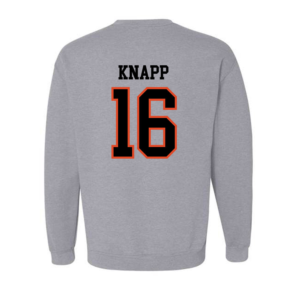 Oregon State - NCAA Football : Logan Knapp - Classic Shersey Crewneck Sweatshirt-3