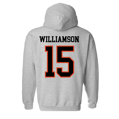 Oregon State - NCAA Women's Basketball : Lizzy Williamson - Classic Shersey Hooded Sweatshirt-3