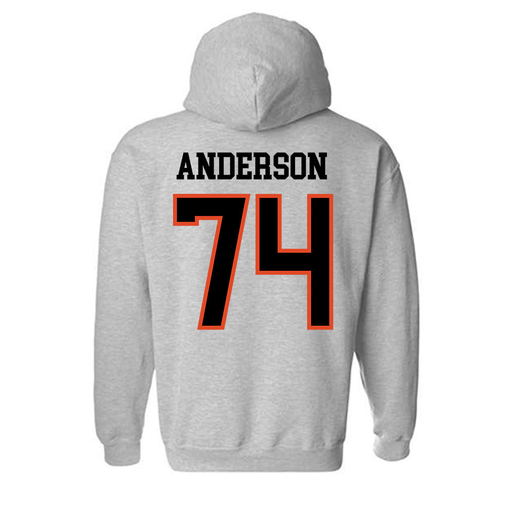 Oregon State - NCAA Football : Jacob Anderson - Classic Shersey Hooded Sweatshirt-2