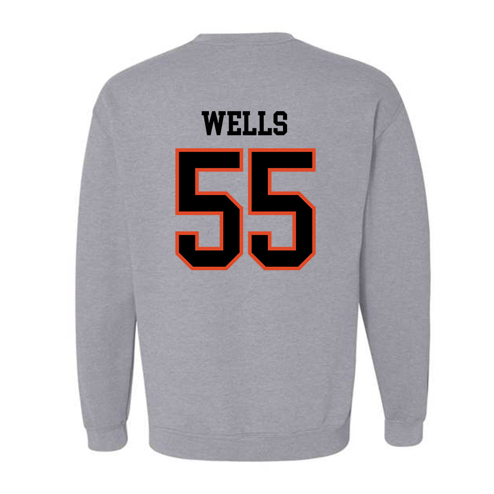 Oregon State - NCAA Football : Van Wells - Classic Shersey Crewneck Sweatshirt-3