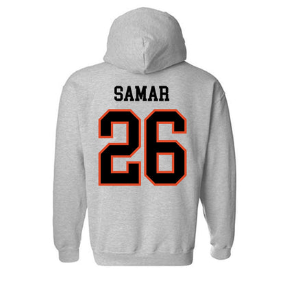 Oregon State - NCAA Men's Basketball : Matija Samar - Classic Shersey Hooded Sweatshirt-2