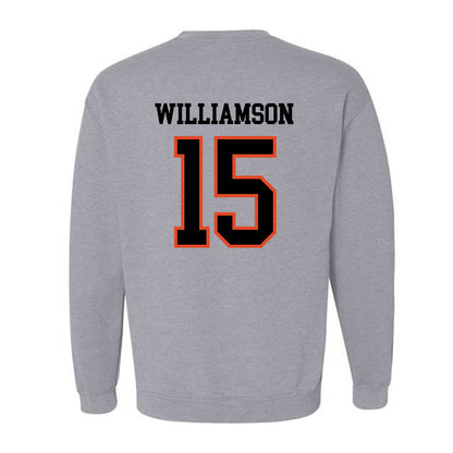 Oregon State - NCAA Women's Basketball : Lizzy Williamson - Classic Shersey Crewneck Sweatshirt-3