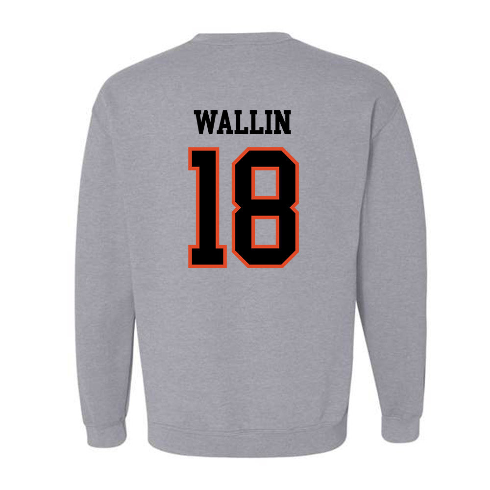 Oregon State - NCAA Football : Kai Wallin - Classic Shersey Crewneck Sweatshirt-3