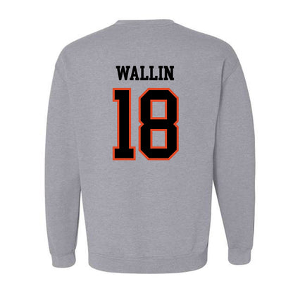 Oregon State - NCAA Football : Kai Wallin - Classic Shersey Crewneck Sweatshirt-3