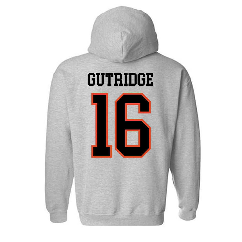 Oregon State - NCAA Football : Kallen Gutridge - Classic Shersey Hooded Sweatshirt-3