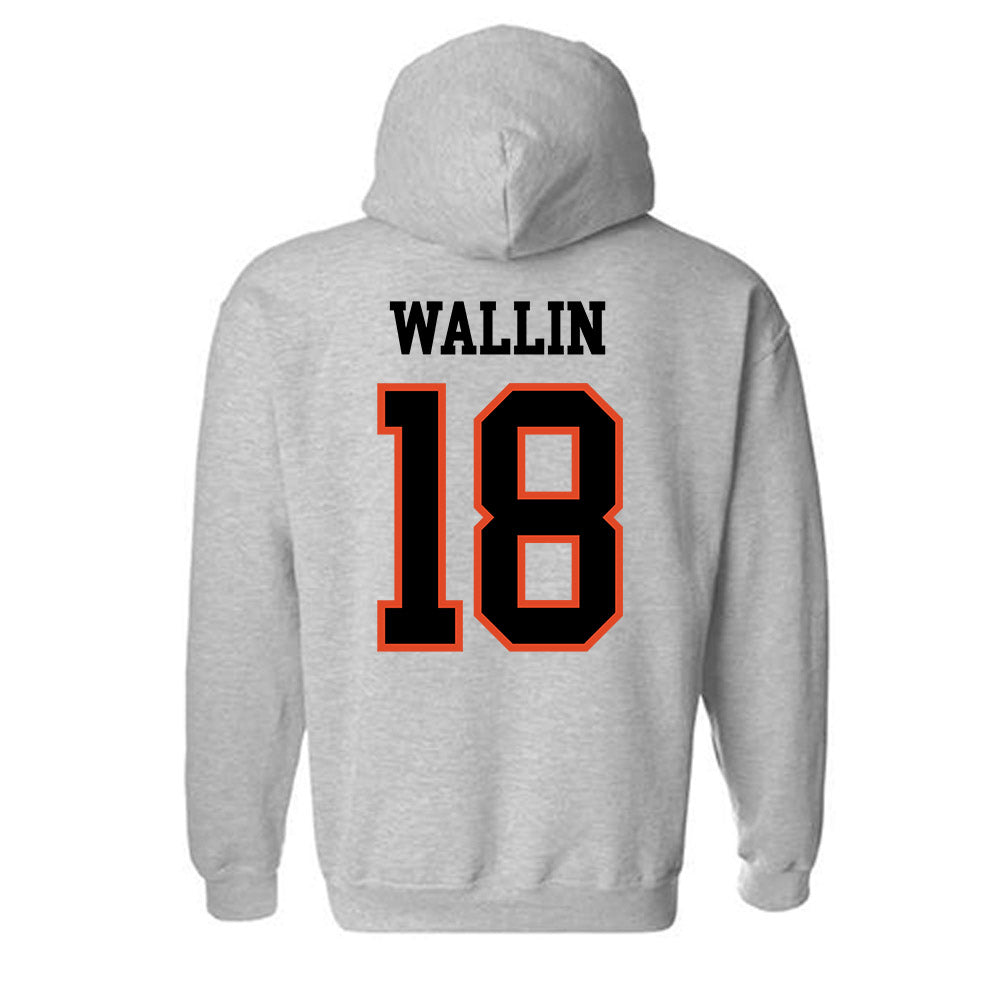 Oregon State - NCAA Football : Kai Wallin - Classic Shersey Hooded Sweatshirt-3