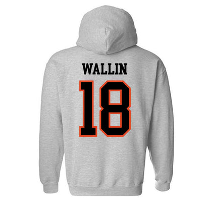 Oregon State - NCAA Football : Kai Wallin - Classic Shersey Hooded Sweatshirt-3