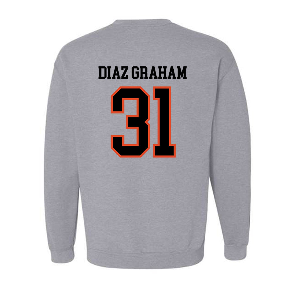 Oregon State - NCAA Men's Basketball : Jorge Diaz Graham - Classic Shersey Crewneck Sweatshirt-3