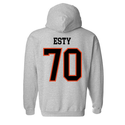 Oregon State - NCAA Football : Zander Esty - Classic Shersey Hooded Sweatshirt-3