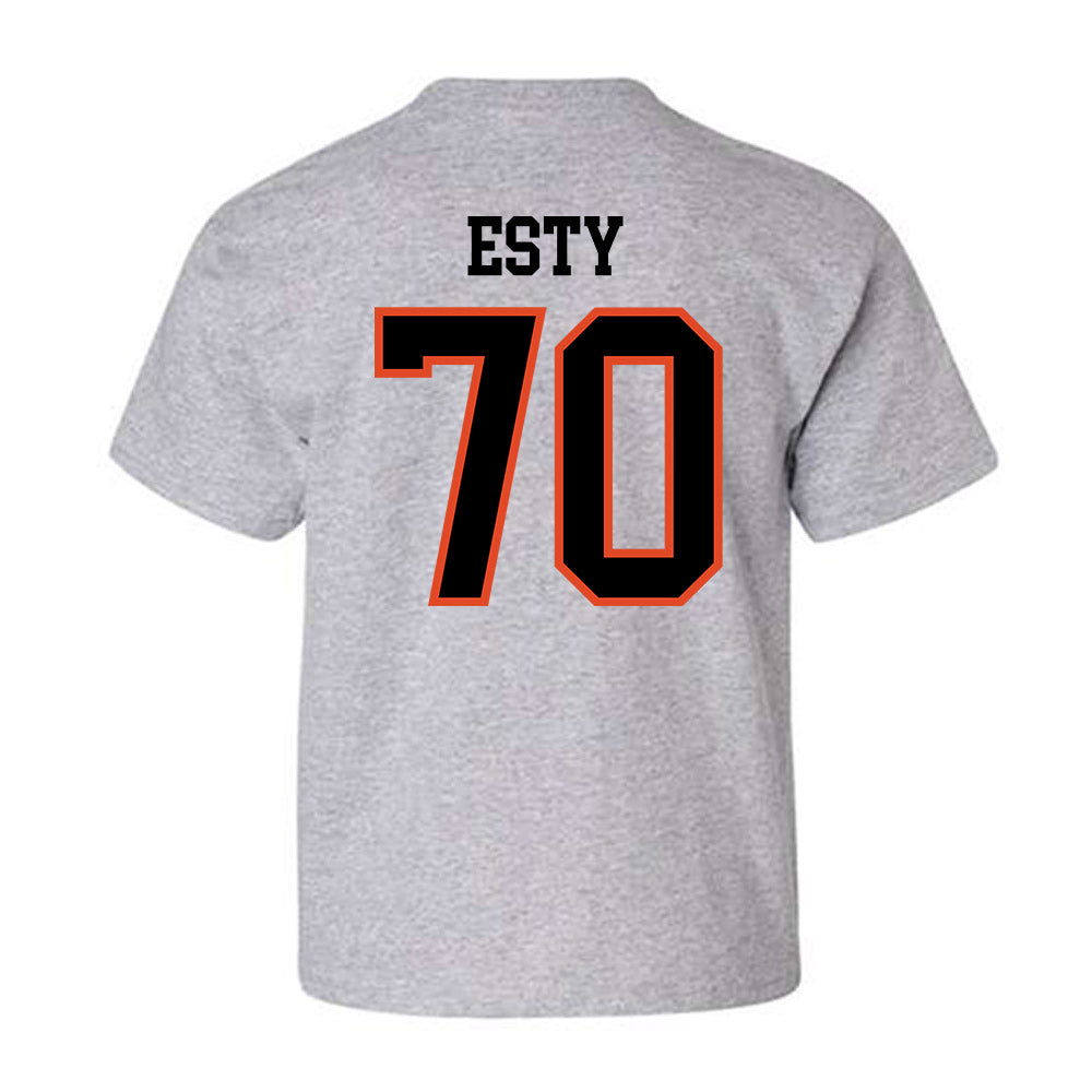 Oregon State - NCAA Football : Zander Esty - Classic Shersey Youth T-Shirt-3