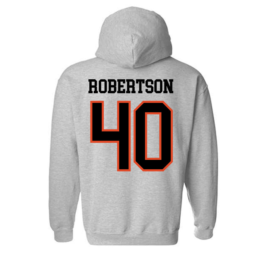 Oregon State - NCAA Football : Jackson Robertson - Classic Shersey Hooded Sweatshirt-3