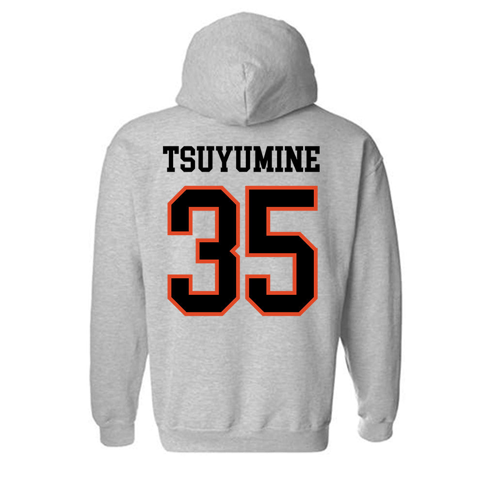 Oregon State - NCAA Football : Tetsuta Tsuyumine - Classic Shersey Hooded Sweatshirt-2