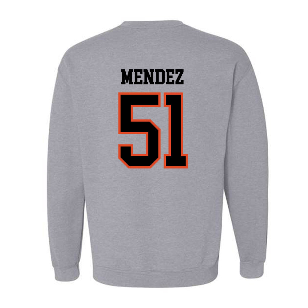 Oregon State - NCAA Baseball : Connor Mendez - Classic Shersey Crewneck Sweatshirt-3