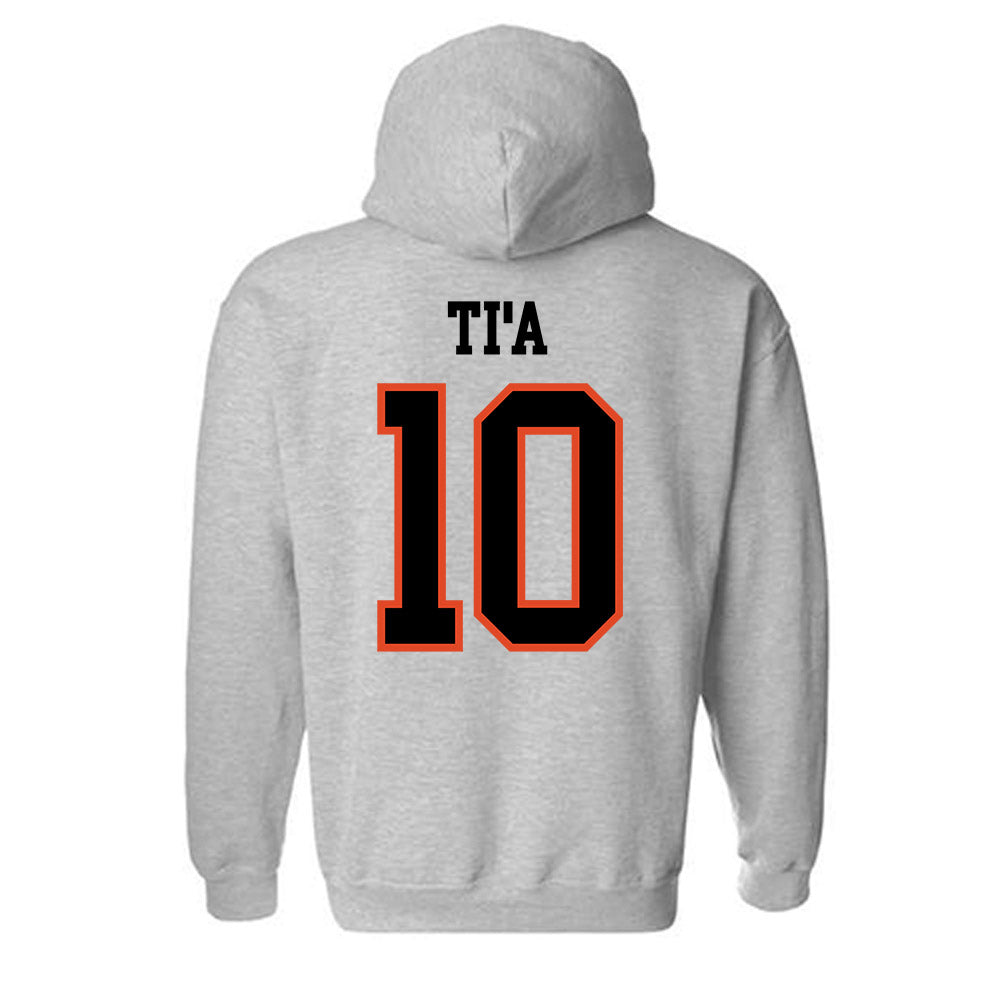 Oregon State - NCAA Football : Tristan Ti'a - Classic Shersey Hooded Sweatshirt-2