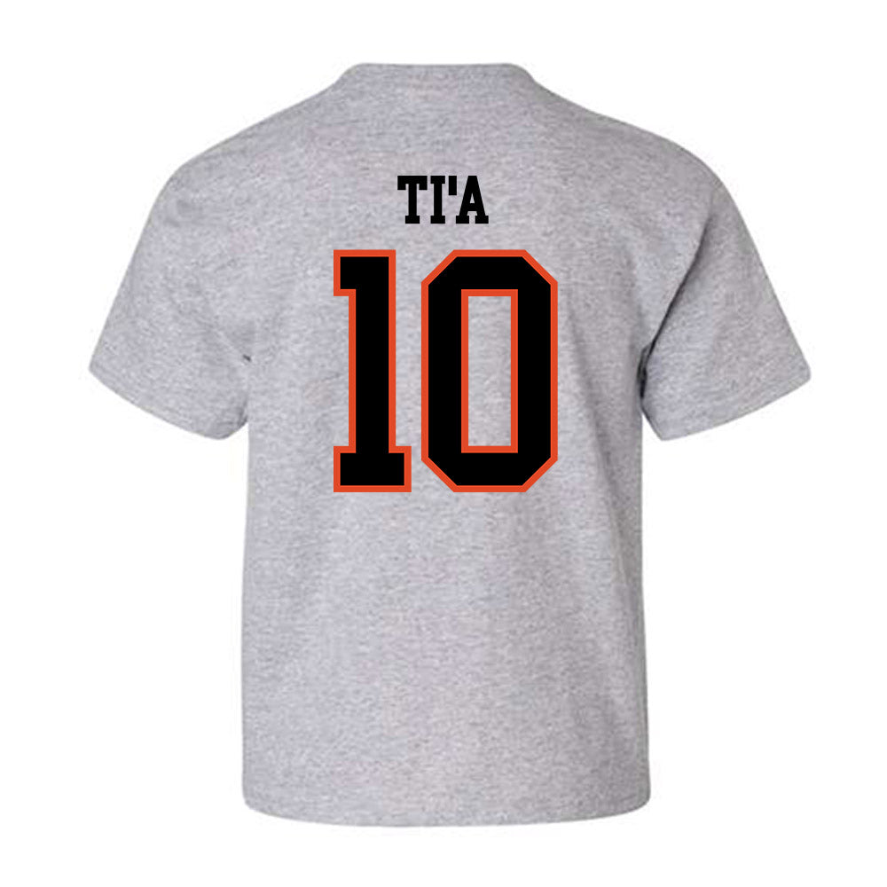 Oregon State - NCAA Football : Tristan Ti'a - Classic Shersey Youth T-Shirt-2