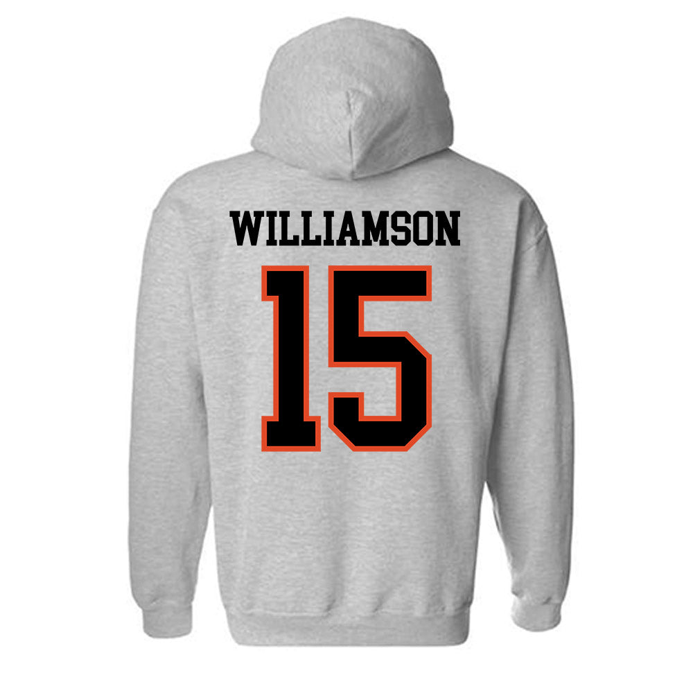 Oregon State - NCAA Women's Basketball : Lizzy Williamson - Classic Shersey Hooded Sweatshirt-2