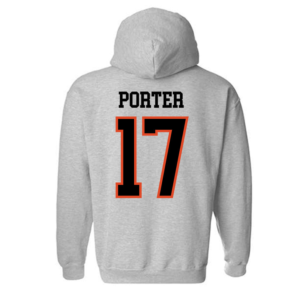 Oregon State - NCAA Baseball : Ethan Porter - Classic Shersey Hooded Sweatshirt-3