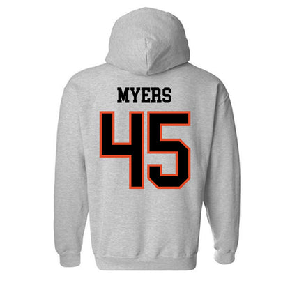 Oregon State - NCAA Football : Jesse Myers - Classic Shersey Hooded Sweatshirt-3