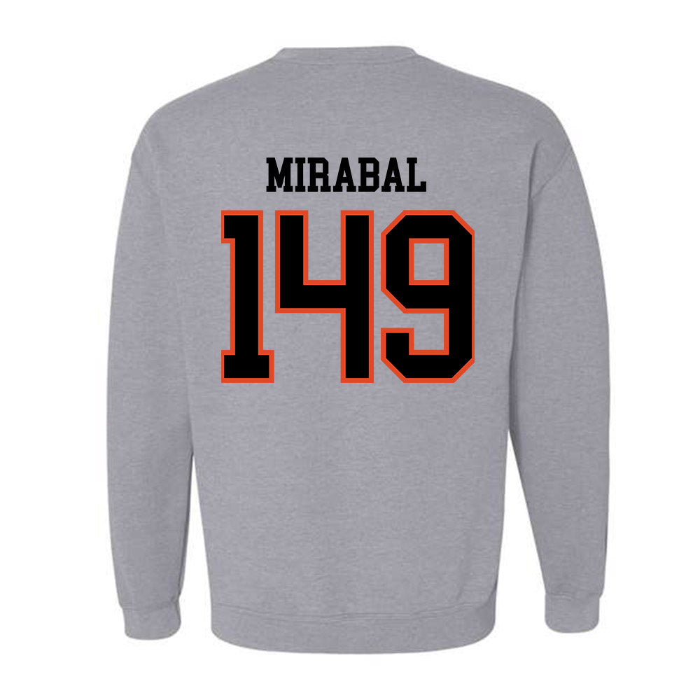 Oregon State - NCAA Wrestling : Moses Mirabal - Classic Shersey Crewneck Sweatshirt-2