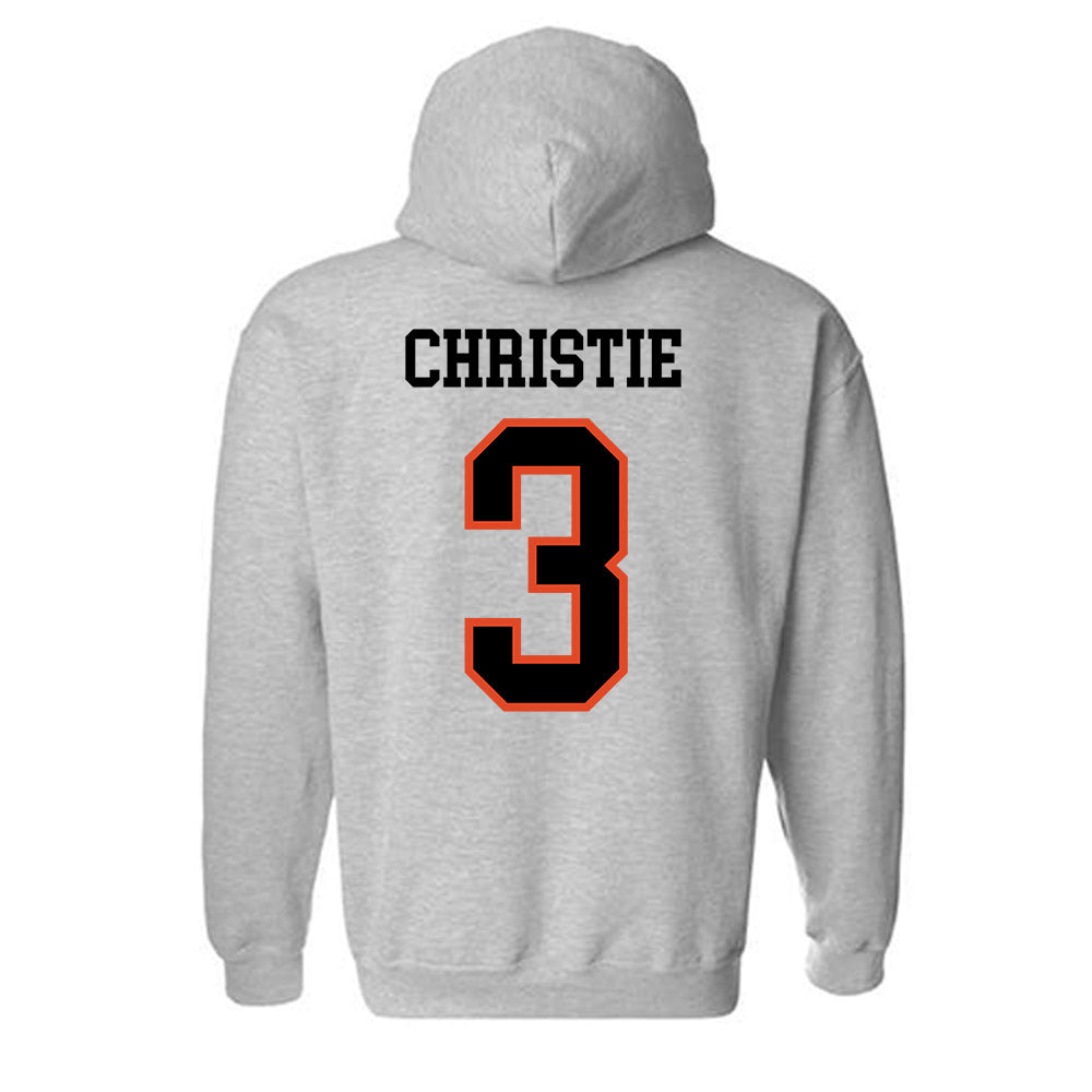 Oregon State - NCAA Men's Basketball : Malcolm Christie - Classic Shersey Hooded Sweatshirt-3
