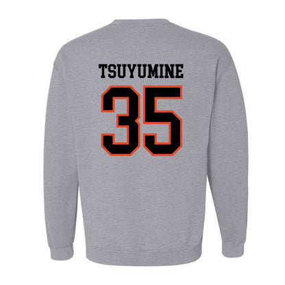 Oregon State - NCAA Football : Tetsuta Tsuyumine - Classic Shersey Crewneck Sweatshirt-2
