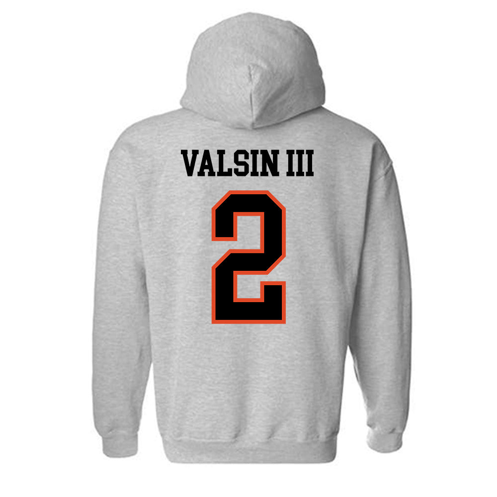 Oregon State - NCAA Football : Jimmy Valsin III - Classic Shersey Hooded Sweatshirt-2