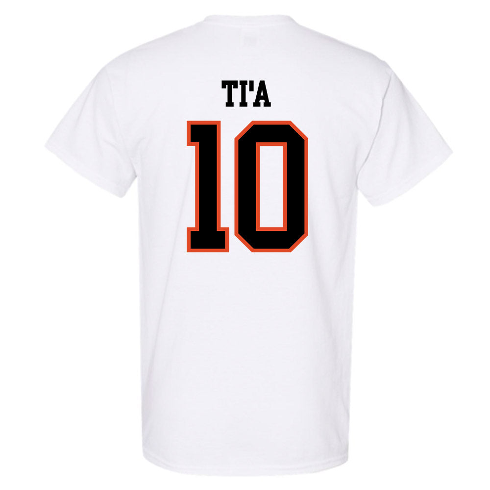 Oregon State - NCAA Football : Tristan Ti'a - Classic Shersey T-Shirt-1
