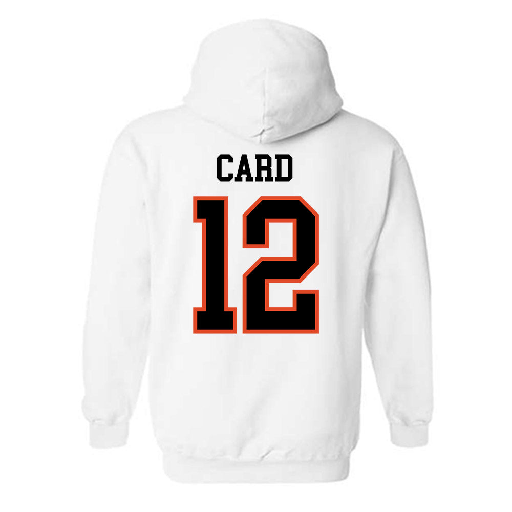 Oregon State - NCAA Football : Zachary Card - Classic Shersey Hooded Sweatshirt-1