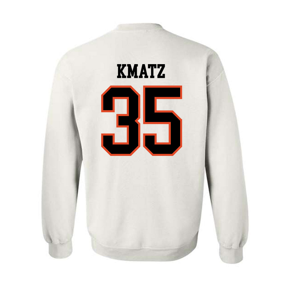 Oregon State - NCAA Baseball : Zach Kmatz - Classic Shersey Crewneck Sweatshirt-1