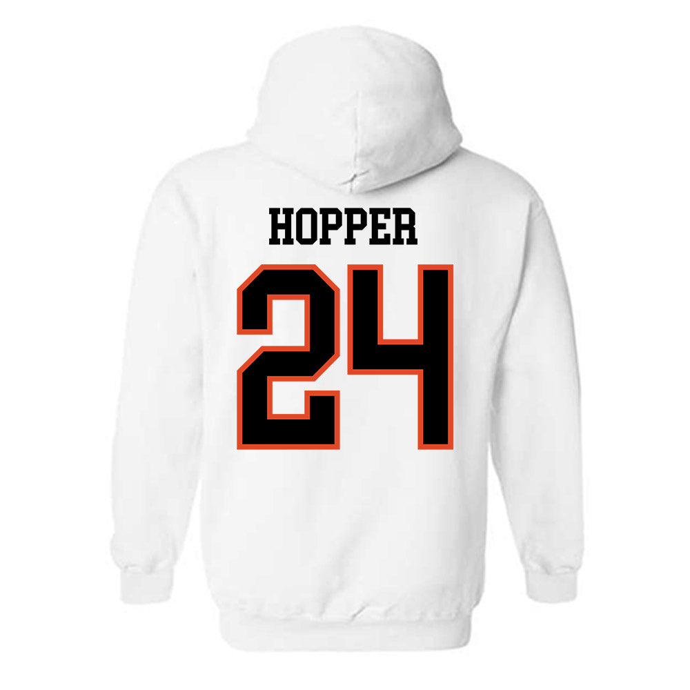 Oregon State - NCAA Football : Tyjai Hopper - Classic Shersey Hooded Sweatshirt-1