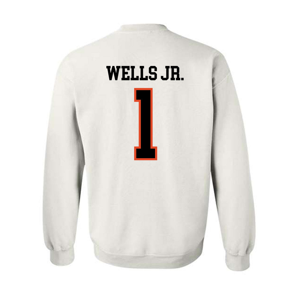 Oregon State - NCAA Football : David Wells Jr. - Classic Shersey Crewneck Sweatshirt-1