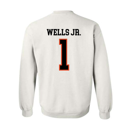 Oregon State - NCAA Football : David Wells Jr. - Classic Shersey Crewneck Sweatshirt-1