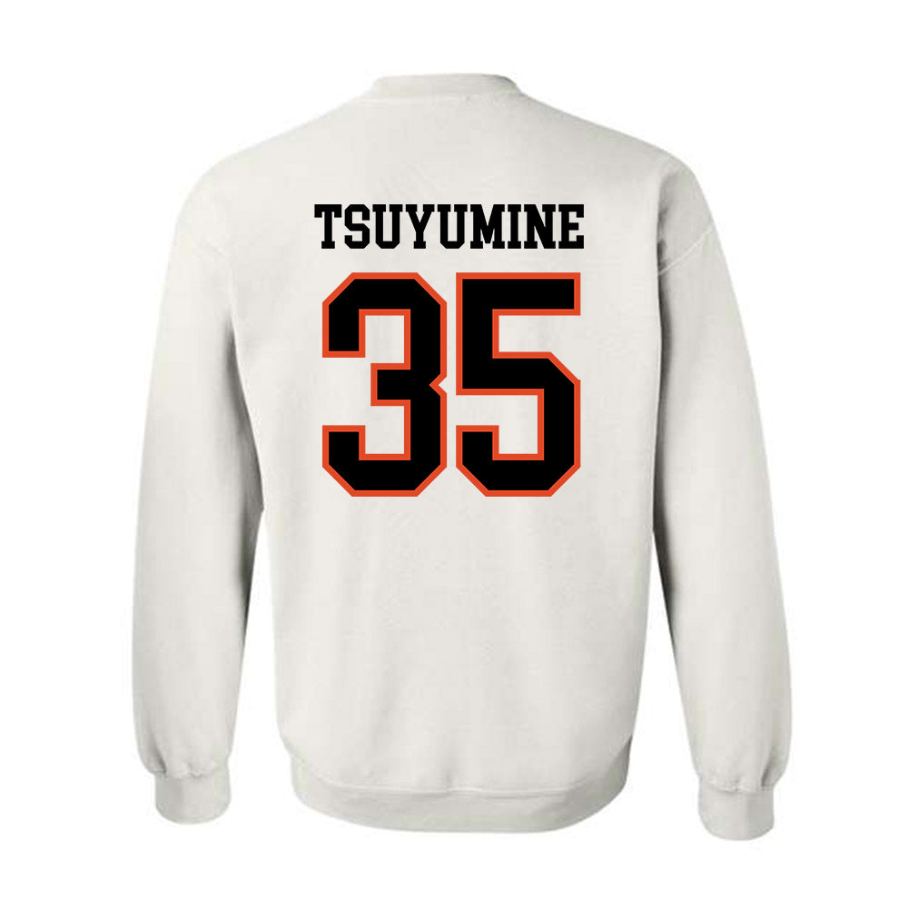 Oregon State - NCAA Football : Tetsuta Tsuyumine - Classic Shersey Crewneck Sweatshirt-1