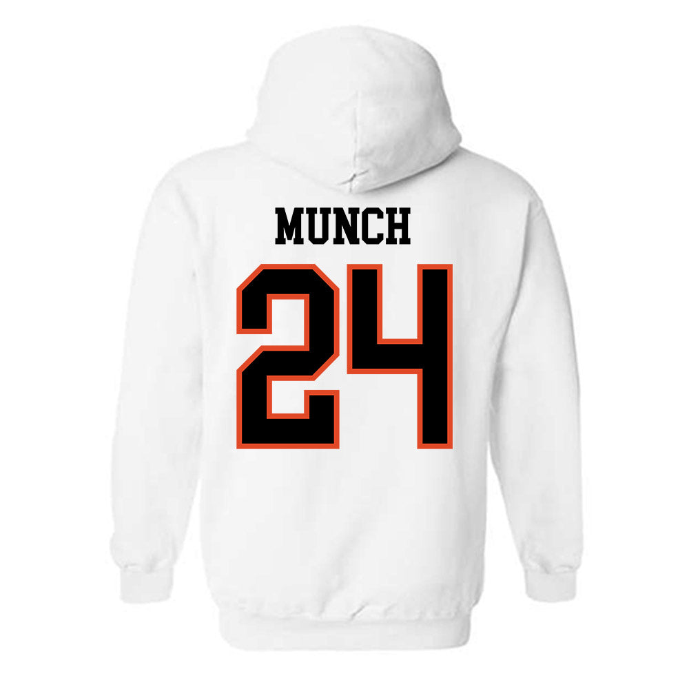 Oregon State - NCAA Men's Basketball : Johan Munch - Classic Shersey Hooded Sweatshirt-1