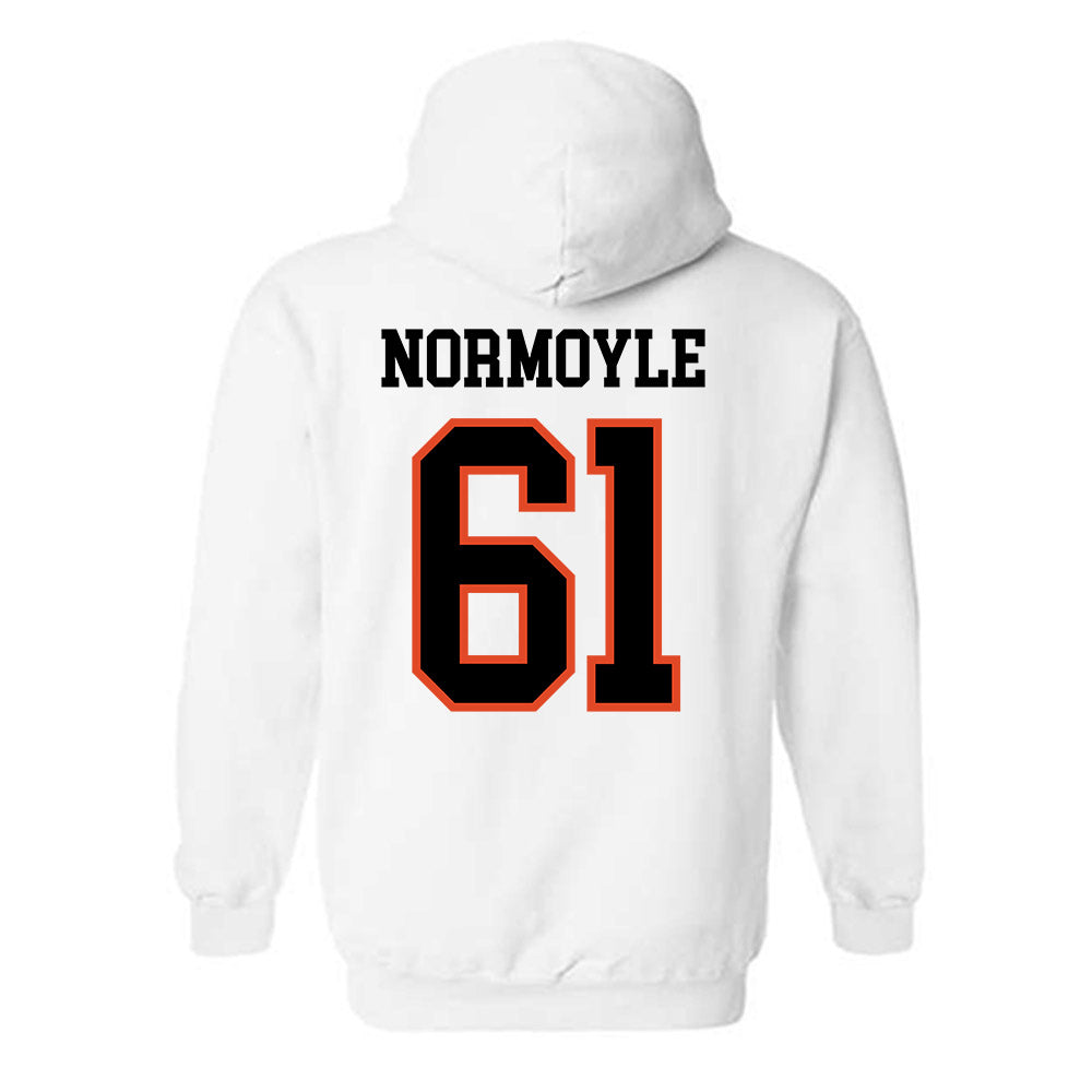 Oregon State - NCAA Football : Jake Normoyle - Classic Shersey Hooded Sweatshirt-1