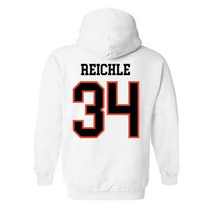 Oregon State - NCAA Football : Jake Reichle - Classic Shersey Hooded Sweatshirt-1