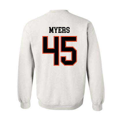 Oregon State - NCAA Football : Jesse Myers - Classic Shersey Crewneck Sweatshirt-1