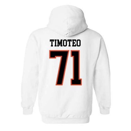 Oregon State - NCAA Football : Josiah Timoteo - Classic Shersey Hooded Sweatshirt-1
