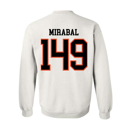 Oregon State - NCAA Wrestling : Moses Mirabal - Classic Shersey Crewneck Sweatshirt-1