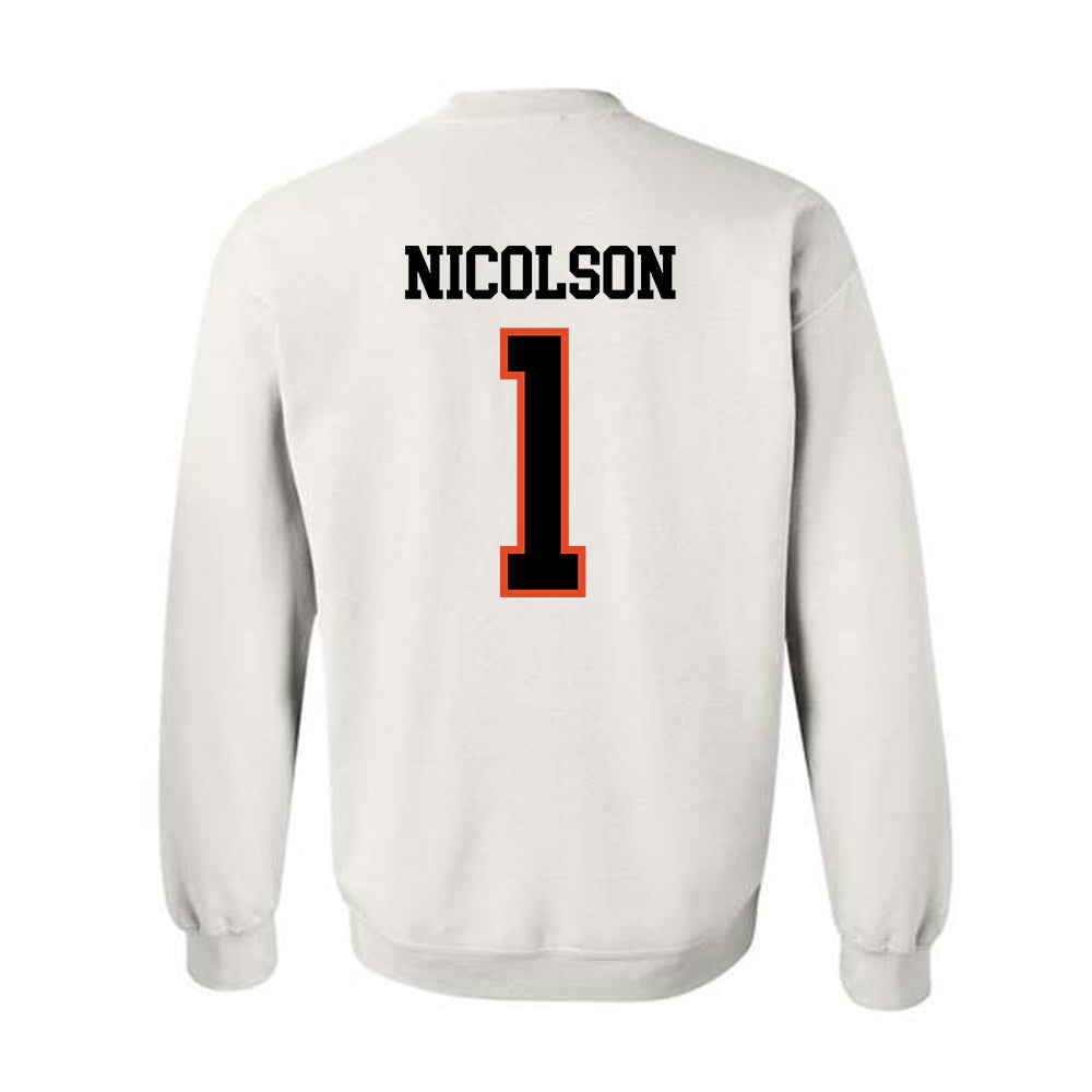 Oregon State - NCAA Men's Soccer : John Nicolson - Classic Shersey Crewneck Sweatshirt-1