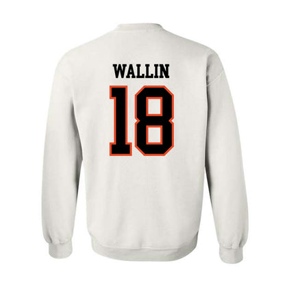 Oregon State - NCAA Football : Kai Wallin - Classic Shersey Crewneck Sweatshirt-1