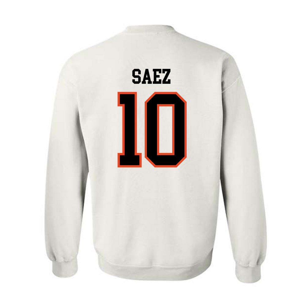 Oregon State - NCAA Football : Zakaih Saez - Classic Shersey Crewneck Sweatshirt-1