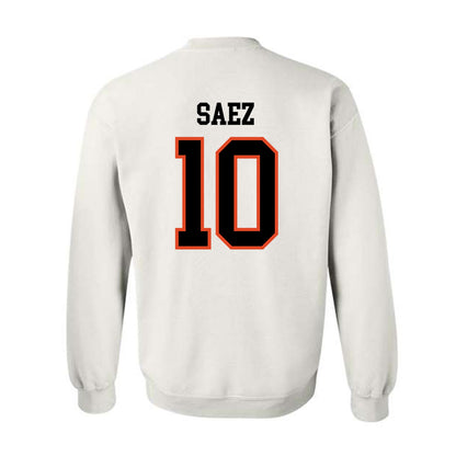 Oregon State - NCAA Football : Zakaih Saez - Classic Shersey Crewneck Sweatshirt-1