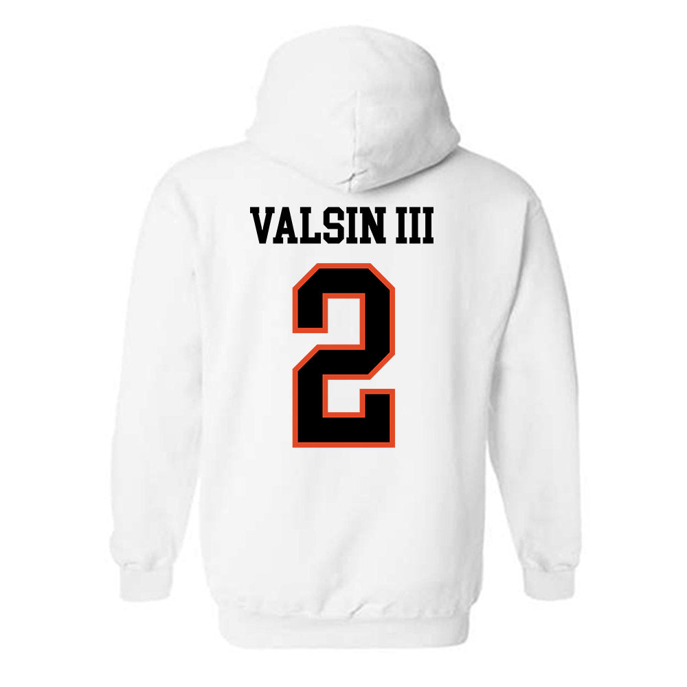 Oregon State - NCAA Football : Jimmy Valsin III - Classic Shersey Hooded Sweatshirt-1